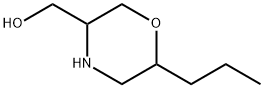 3-Morpholinemethanol,6-propyl- Struktur