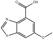 6-methoxy-1,3-benzothiazole-4-carboxylic acid Struktur