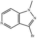 1H-Pyrazolo[4,3-c]pyridine, 3-bromo-1-methyl- Struktur