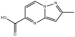 Pyrazolo[1,5-a]pyrimidine-5-carboxylic acid, 2-methyl- Struktur