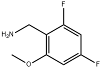 (2,4-difluoro-6-methoxyphenyl)methanamine Struktur