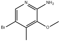 2-Pyridinamine, 5-bromo-3-methoxy-4-methyl- Structure