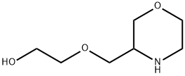 Ethanol, 2-(3-morpholinylmethoxy)- Struktur