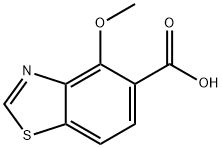 4-methoxy-1,3-benzothiazole-5-carboxylic acid Struktur