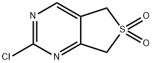 Thieno[3,4-d]pyrimidine, 2-chloro-5,7-dihydro-, 6,6-dioxide Struktur