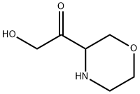 Ethanone, 2-hydroxy-1-(3-morpholinyl)- Struktur