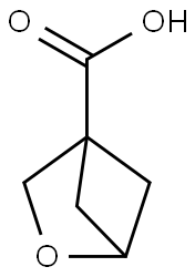 2-Oxabicyclo[2.1.1]hexane-4-carboxylic acid Struktur