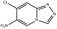 7-chloro-[1,2,4]triazolo[4,3-a]pyridin-6-amine Struktur