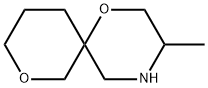 1,8-Dioxa-4-azaspiro[5.5]undecane, 3-methyl Struktur