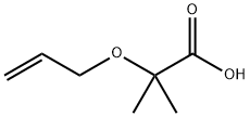 Propanoic acid, 2-methyl-2-(2-propen-1-yloxy)- Struktur