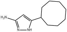 1H-Pyrazol-3-amine, 5-cyclooctyl- Struktur