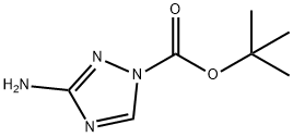 tert-butyl 3-amino-1H-1,2,4-triazole-1-carboxylate Struktur