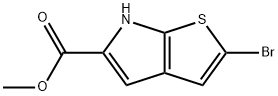 6H-Thieno[2,3-b]pyrrole-5-carboxylic acid, 2-bromo-, methyl ester Struktur