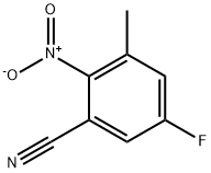 Benzonitrile, 5-fluoro-3-methyl-2-nitro- Struktur