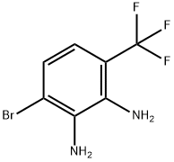 1,2-Benzenediamine, 3-bromo-6-(trifluoromethyl)- Struktur