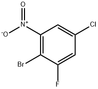 2-Bromo-5-chloro-1-fluoro-3-nitrobenzene Struktur