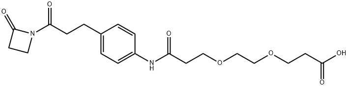 AZD-PEG2-酸 化學(xué)構(gòu)造式