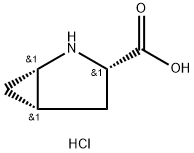 2-Azabicyclo[3.1.0]hexane-3-carboxylic acid, hydrochloride (1:1), (1S,3S,5S)- Struktur