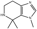 3H-Imidazo[4,5-c]pyridine, 4,5,6,7-tetrahydro-3,4,4-trimethyl- Struktur