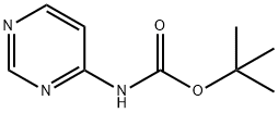 tert-Butyl N-(pyrimidin-4-yl)carbamate Struktur