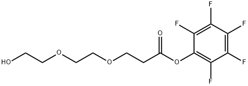 Hydroxy-PEG2-PFP ester Struktur