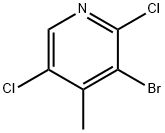 3-Bromo-2,5-dichloro-4-methylpyridine Struktur