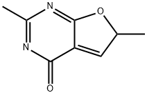 2,6-Dimethylfuro[2,3-d]pyrimidin-4(1H)-one Struktur