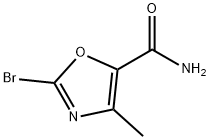 5-Oxazolecarboxamide, 2-bromo-4-methyl- Struktur