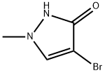 3H-Pyrazol-3-one, 4-bromo-1,2-dihydro-1-methyl- Struktur