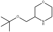 Morpholine, 3-[(1,1-dimethylethoxy)methyl]- Struktur