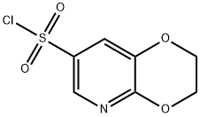 1,4-Dioxino[2,3-b]pyridine-7-sulfonyl chloride, 2,3-dihydro- Struktur