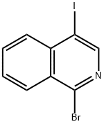 Isoquinoline, 1-bromo-4-iodo- Struktur