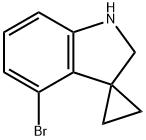 4-BROMOSPIRO[CYCLOPROPANE-1,3-INDOLINE] Struktur