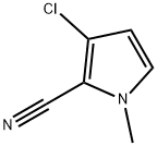 1H-Pyrrole-2-carbonitrile, 3-chloro-1-methyl- Struktur