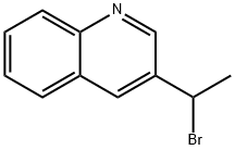 Quinoline, 3-(1-bromoethyl)- Struktur