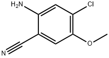 Benzonitrile, 2-amino-4-chloro-5-methoxy- Struktur