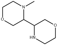 3,3'-Bimorpholine,4-methyl- Struktur