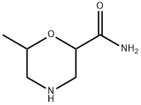 2-Morpholinecarboxamide, 6-methyl Struktur