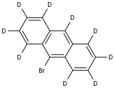 9-Bromoanthracene-d9 Struktur