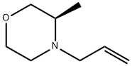 Morpholine, 3-methyl-4-(2-propen-1-yl)-, (3R)- Struktur