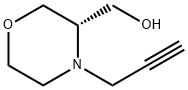 3-Morpholinemethanol, 4-(2-propyn-1-yl)-, (3S)- Struktur