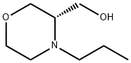 3-Morpholinemethanol, 4-propyl-, (3S)- Struktur