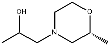 4-Morpholinepropanol,2-methyl-,(2R)- Struktur