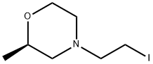 Morpholine, 4-(2-iodoethyl)-2-methyl-, (2R)- Struktur