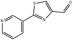 4-Thiazolecarboxaldehyde, 2-(3-pyridinyl)- Struktur