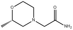 4-Morpholineacetamide,2-methyl-,(2S)- Struktur