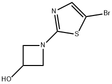 1-(5-bromothiazol-2-yl)azetidin-3-ol Struktur