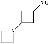 Cyclobutanamine, 3-(1-azetidinyl)- Struktur