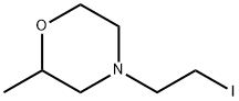 Morpholine, 4-(2-iodoethyl)-2-methyl- Struktur