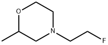 Morpholine, 4-(2-fluoroethyl)-2-methyl- Struktur